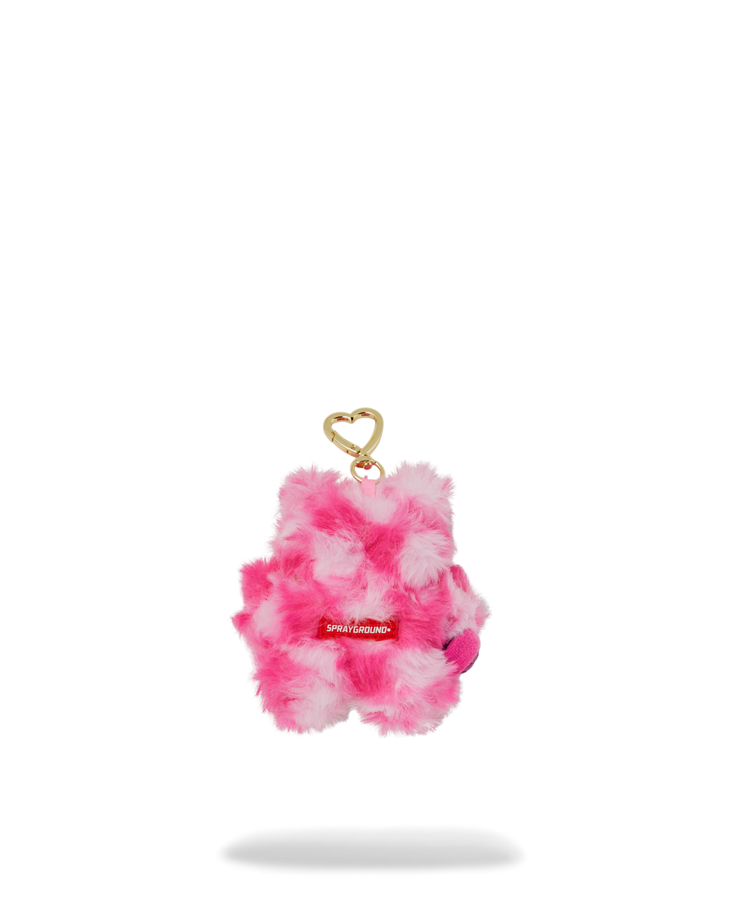 FURZILLA SHARK (PINK CHECK) KEYCHAIN