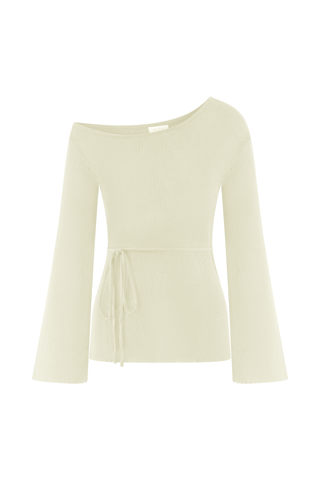 Reagan Off Shoulder Knit Top - White