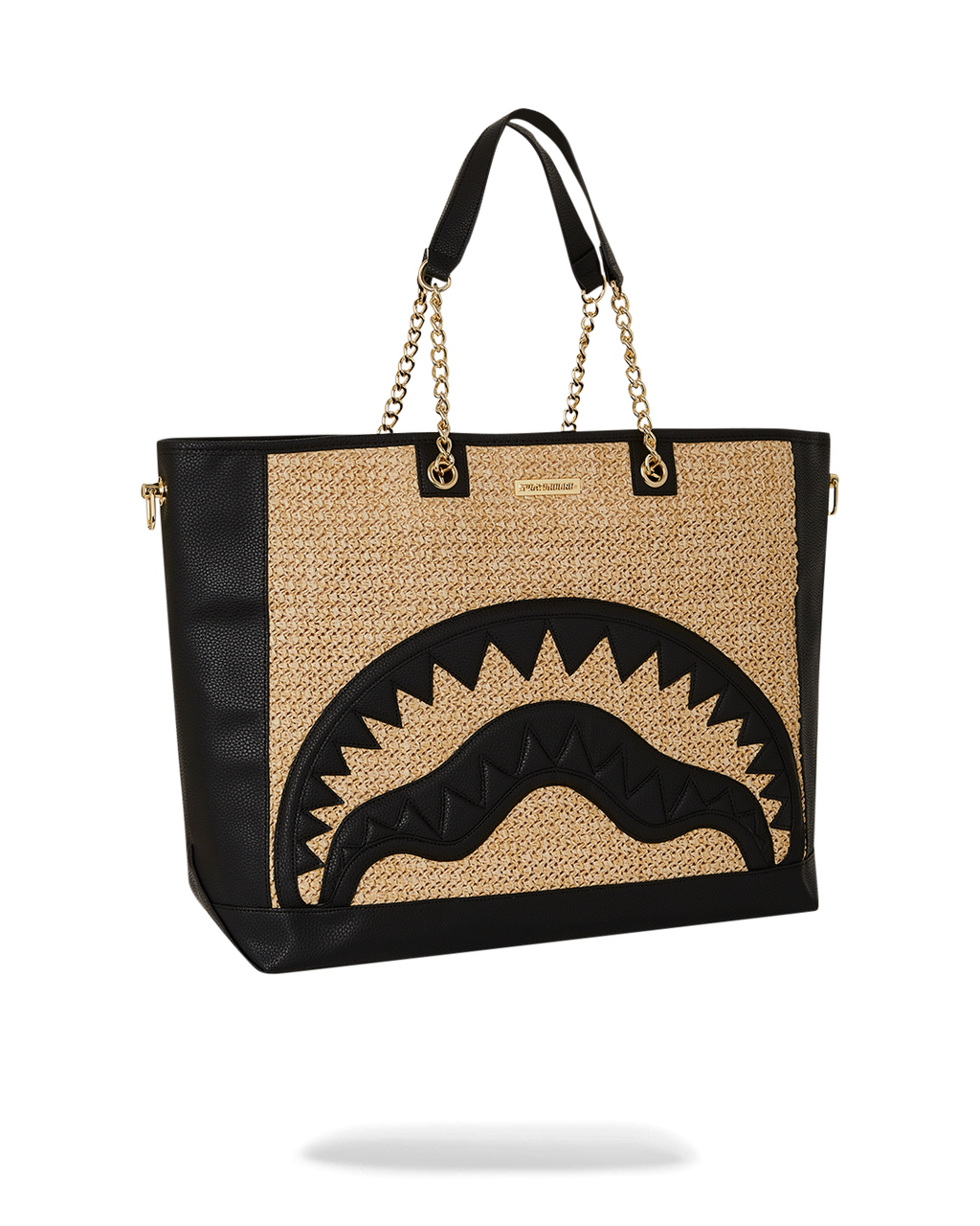 RAFFIA PALM TOTE