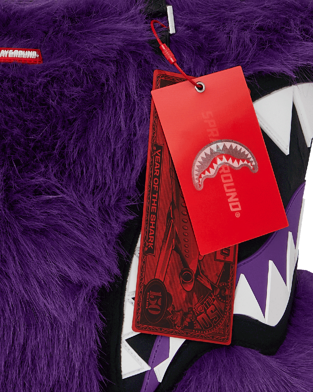 FURZILLA SHARK (PURP) TOTE