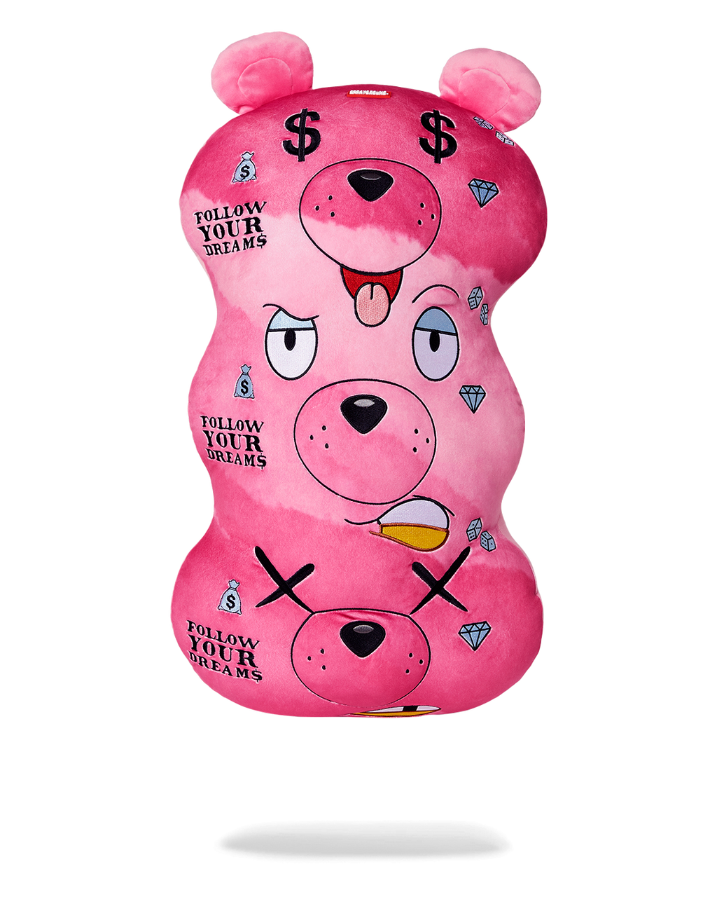 MONEYBEAR TRIPLE PINK PLUSH TOY/PILLOW
