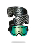 THE STREET MOUNTAIN SKI GOGGLES (INTERCHANGEABLE 3 LENSES)
