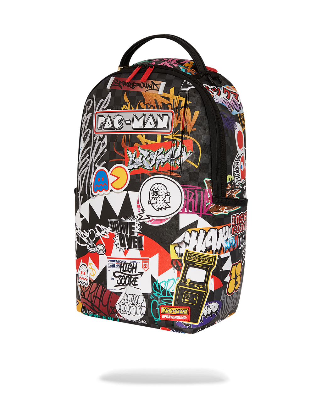 PACMAN LEVELED-UP ART BACKPACK