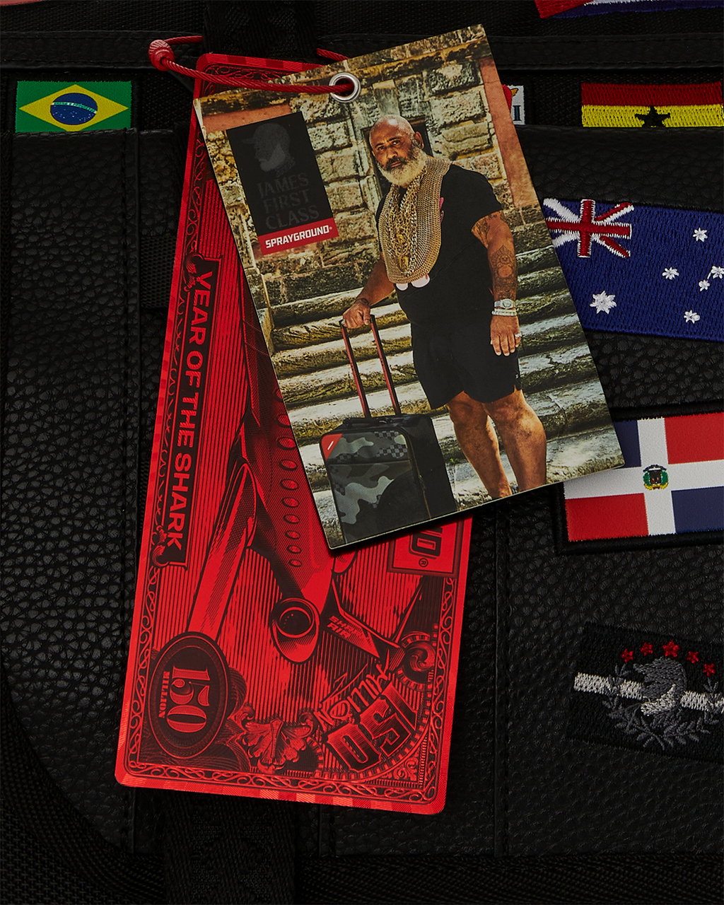 JAMES FIRST CLASS GLOBAL FLAGS SPECIAL OPS DUFFLE