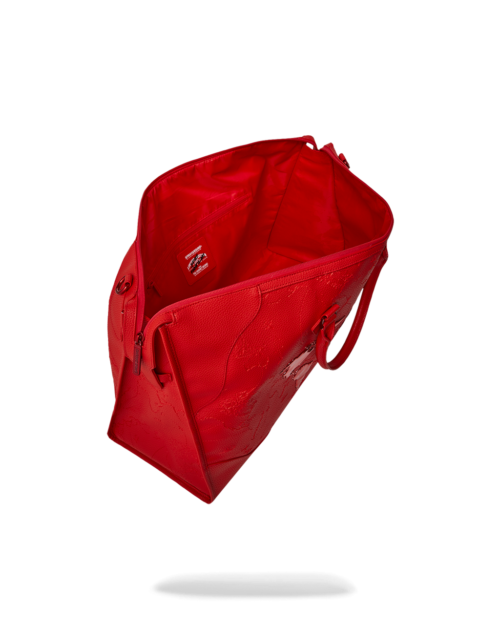 JAMES FIRST CLASS RUBY RED PYRAMID LARGE DUFFLE