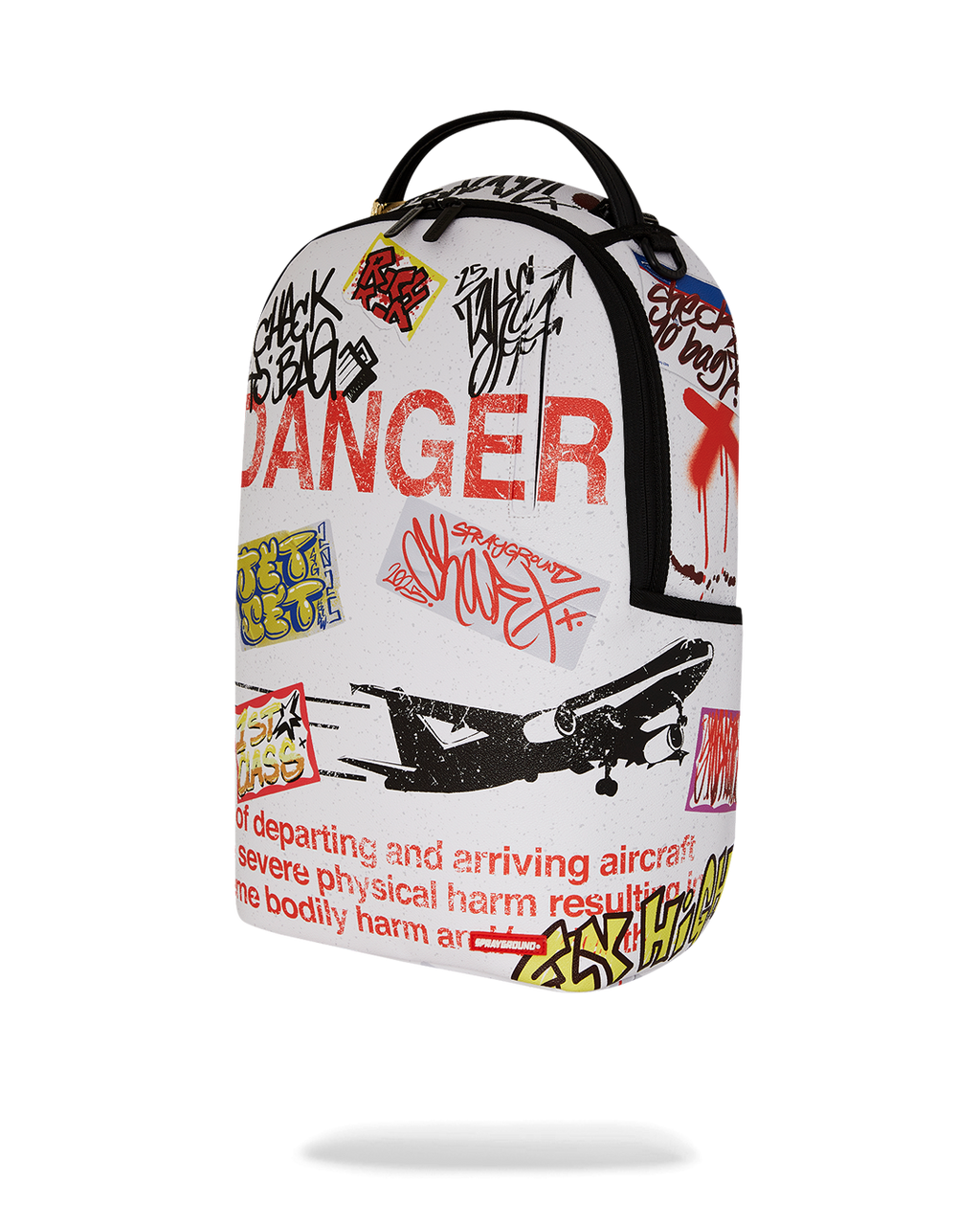 JETBLAST SIGN ON THE RUNWAY BACKPACK