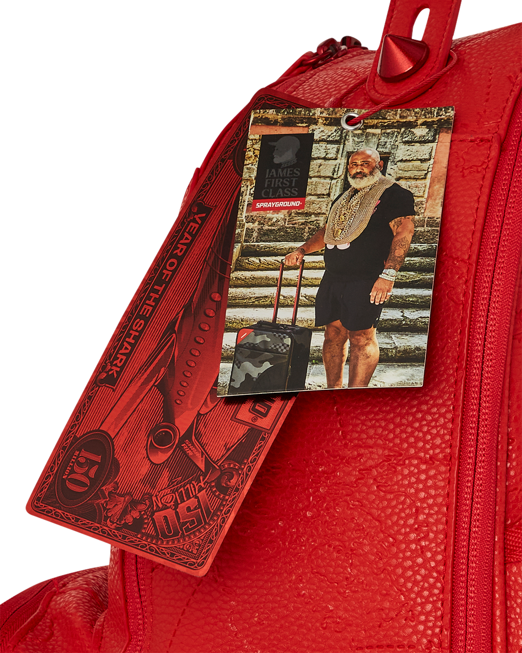 JAMES FIRST CLASS RUBY RED CHATEAU BACKPACK