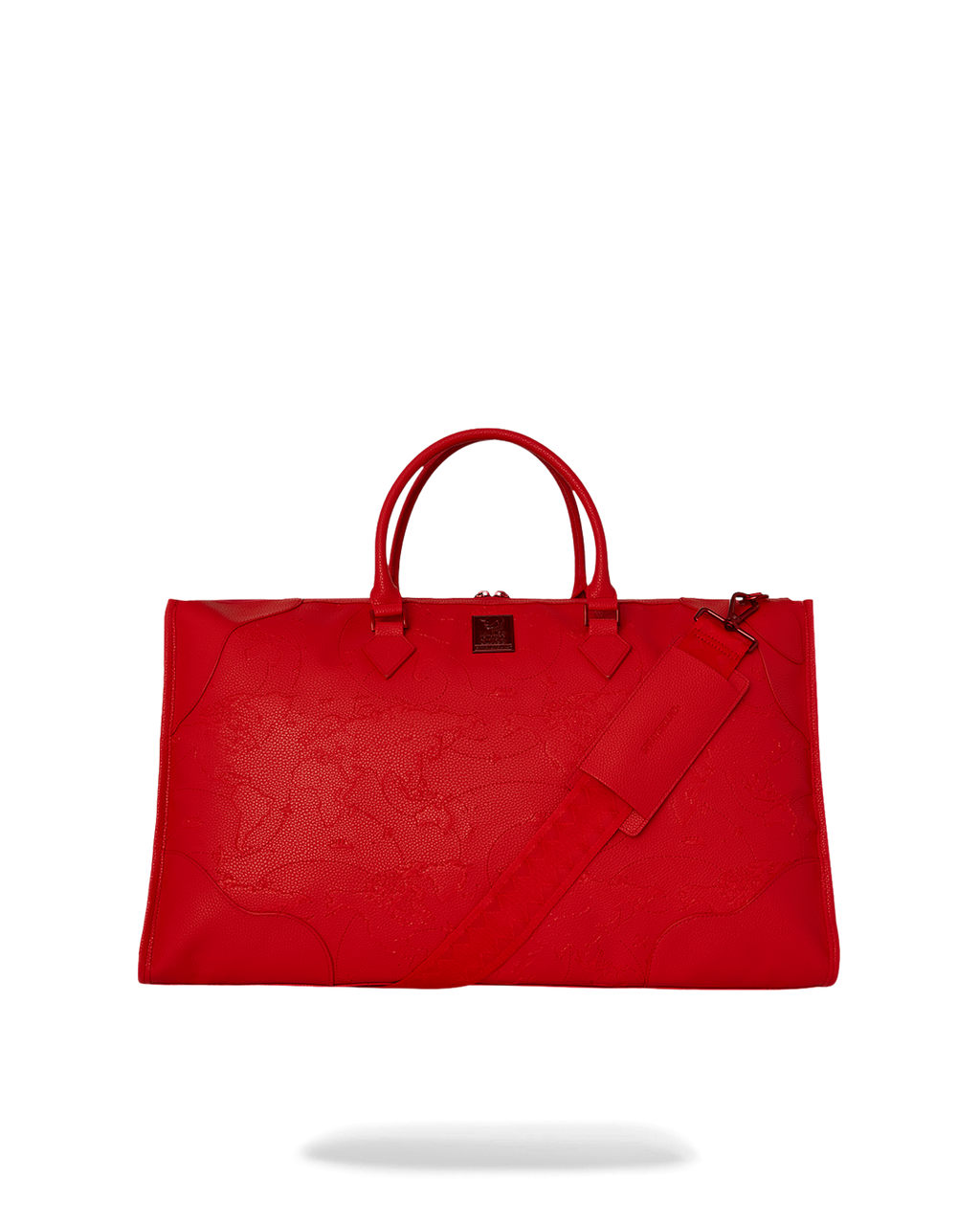 JAMES FIRST CLASS RUBY RED PYRAMID LARGE DUFFLE