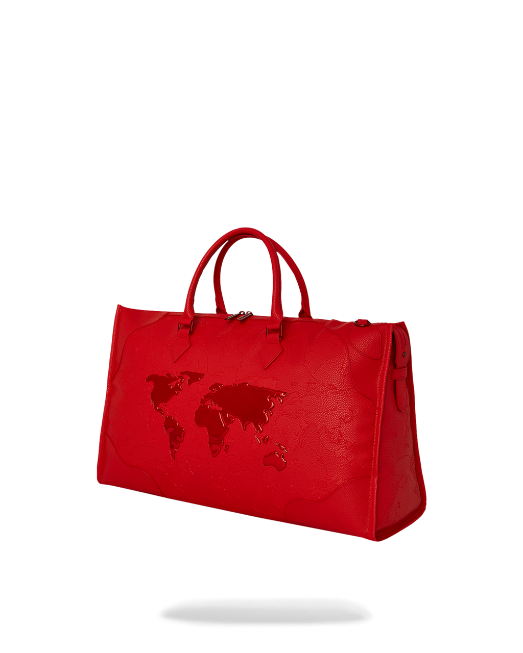 JAMES FIRST CLASS RUBY RED PYRAMID LARGE DUFFLE